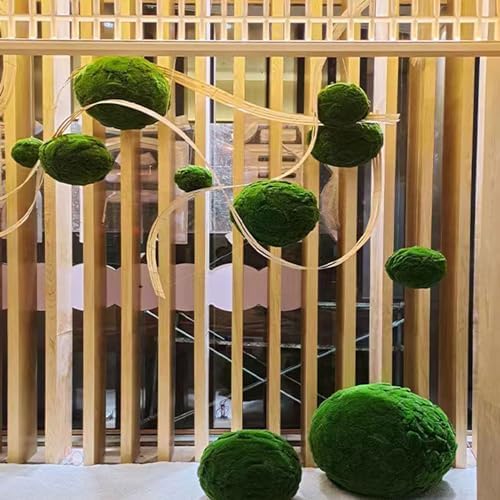 Moss Balls Decorative Round Dia 16in, Artificial Green Plant Decorative Balls, Large Cypress Topiary Ball, Topiary Tree Plants, Topiary Ball Artificial Boxwood Balls - Image 4