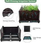 S AFSTAR Raised Garden Bed with Removable Legs & Brackets, 4 Pack Elevated Garden Planter Kits for Flowers Fruits Vegetables, Multiple Combination Planting Box Container for Garden Patio Balcony - Image 4
