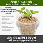 Organic Superfine Vermiculite for Indoor Gardening Plants and Mushrooms – Enhances Soil Aeration, Seed Germination, Rooting Cuttings – Small Packages and Bulk (Vermiculite Grade 1 - Superfine, 30 qts) - Image 6