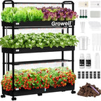 Growell 90 Pods Large Hydroponics Growing System Kit, Indoor Herb Garden by Growell