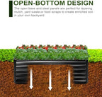 6x3x2 Ft Galvanized Metal Raised Garden Bed Large Planter Tall - Image 5