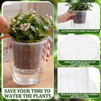 Self Watering Plant Pots, 5.1'', Transparent, 24 Pcs - Image 3