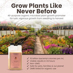 Tribus Organic Microbial Inoculant | Root Booster for Plants, Increases Plant Yield, Root Growth, Flower & Fruit Quality | Made in the USA | Visible Root Growth in 24Hrs | Potent Rhizobacteria 16.9oz - Image 3