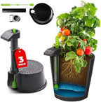 Self Watering Planter Insert w/LifeTested Technology, Water Reservoir & Level Indicator - Turn Any 5-Gal Bucket into a DIY, Portable Automatic Container Indoor-Outdoor Garden, 3-Pack by grotechgardenproducts
