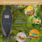 Seedling Heat Mat with Thermostat Controller, 20x10in - Plant Heating Pad for Seed Starting, Efficient Seedling Heat Pad(us Plug) - Image 4