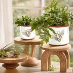 Terracotta Pots, 6+4 Inch Plant Pots, 2 Pcs with Drainage Holes - Image 2