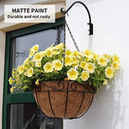 Swivel Plant Hanger for Hanging Plant, Plant Hanging Holder,Heavy Duty Black Iron Plant Hanger Brackets for Hanging Planters and Flowers Baskets Planter Outdoor (2 Pcs-14 Inches) - Image 5