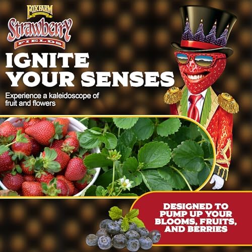 FoxFarm Strawberry Fields Fruiting & Flowering Potting Soil, 1.5 Cu.ft (Pack of 2) - Designed to Pump Up Your Blooms, Fruits, and Berries - Made for the Fruiting and Flowering Stages of Plants - Image 3