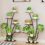 Plant Stand Indoor with Grow Lights - Corner Plant Shelf Indoor Lighted - Image 2
