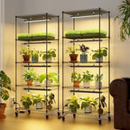 Barrina CX91 Plant Stand with Grow Light, 5-Tier, 100W, 23.6x13.8x59IN - Image 2
