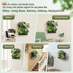Wall Mounted Planter, Vertical Garden with 4 Grow Pots - Image 4
