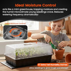 SOLIGT 3 Set 60-Cell Seed Starter Kit with Domes, Cell Trays and Heat Mats - Image 5