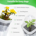 24 Pack 2.5" Self Watering Seed Starter Pots for Plant Propagation Cuttings - Image 4
