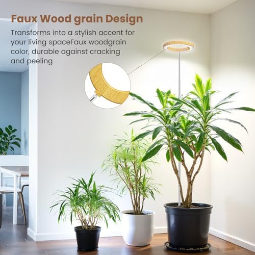 Aokrean 6.3in Grow Lights for Indoor Plants,Full Spectrum Plant Light 5V/3A - Image 2