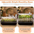 Seed Starter Tray with Grow Light and Heated Base for Faster Germination - Image 6