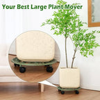 14 In Rolling Plant Stand with Wheels Metal Plant Caddy with Wheels 1 Pack - Image 5