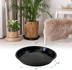 Plant Saucer 16 18 20 22 Inch, 4 Pack Heavy Duty Large Plant Tray for Planter Pot, Plastic Flower Pot Saucers Drip Water Trays for Indoors and Outdoors (20 Inch) - Image 2