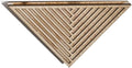 Wall Mounted Vase 1pc Wooden Triangle Wall Planter Geometric by Unknown