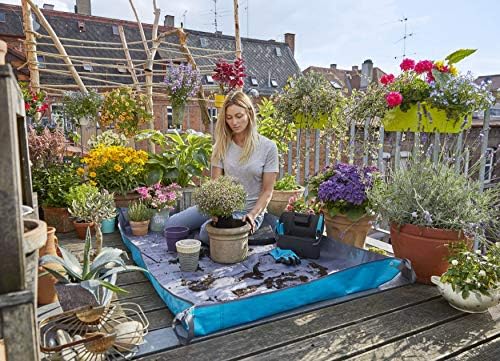 Gardena City Gardening Planting Mat L, Working Mat for Planting Work/Repotting, Water-Repellent Textile Fabric, 120 x 180 cm (507-20) - Image 3