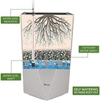 Dexceder 20 Inches Self Watering Tall Planter (Gray) - Image 2