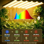 5 Heads LED Grow Lights for Indoor Plants Full Spectrum 450 LEDs, Plant Lights for Indoor Growing with Tripod Stand, Floor Grow Light with Auto 3/6/9/12/15/18H Timer for Indoor Tall Plants. - Image 4