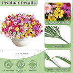 Uieke 24 Pcs Artificial Flowers for Outdoors Spring Summer Decor - Image 4