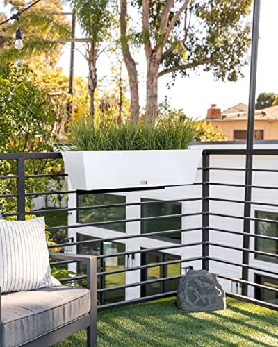 Veradek Pure Series Railing Planter - Tapered Window Box with Bracket - Image 4