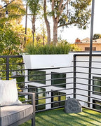 Veradek Pure Series Railing Planter - Tapered Window Box with Bracket - Image 4