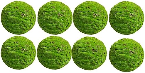 Green Artificial Moss Balls, Handmade Sphere Moss Hanging Balls for DIY Wedding Party Home Hotel Decoratio, Hangin Plants Landscape Landscaping Ball (Color : Diameter: 35cm/13.77in, Size : 8pcs) by WIGING