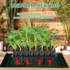 Seedling Heat mat | 3 Pack | Durable Waterproof | Heat Mats for Seed Starting,Seed Germination Heating Mat 10 x 20.75 Inch - Image 2