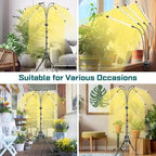 LED Grow Lights for Indoor Plants,4 Heads Full Spectrum Plant Light with 15-63" Adjustable Tripod Stand, Indoor Grow Lamp with Remote Control and Auto On/Off Timer Function - Image 7