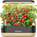 inbloom Hydroponics Growing System 12 Pods, Indoor Herb Garden with LEDs Full-Spectrum Plant Grow Light, Water Shortage Alarm, Automatic Timer, Height Adjustable, Ideal Gardening Gifts for Women by inbloomgarden