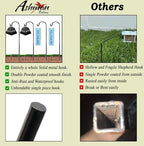 Ashman Shepherd's Hooks 35 Inch (40 Per Pack), Black, Made of Premium Metal for Hanging Solar Lights, Bird Feeders, Mason Jars, Christmas Lights, Lanterns, Garden Stakes and Wedding Décor. - Image 6