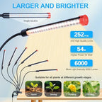 FECiDA 54W High Output Bright Strong Clip Grow Lights for Seed Starting - Image 4