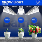 Barrina Plant Grow Lights, 4FT 5000K Full Spectrum Daylight White, 6 Packs - Image 5