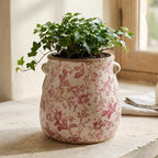 Antique Ceramic Planter & Vase for Home Decor, Rustic Farmhouse Flower Pot - Image 5