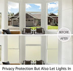 HIDBEA Frosted Glass Window Privacy Film,Static Cling 29.5 in x 6.5 ft - Image 3