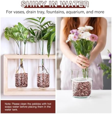 NUPICK 12 lbs Pebbles for Indoor Plants, 1/5 Inch Pea Gravel for Fish Tank - Image 5