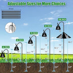 FEED GARDEN 108’’ Bird Feeder Pole Squirrel Proof 1 Pack, Shepherds Hook - Image 5