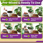 DUSPRO Fiddle Leaf Fig Soil, 5-in-1 Pre-Mixed & Ready to Use, 10 Quarts - Image 5