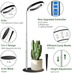 Aokrean Grow Lights for Indoor Plants,Full Spectrum 6.3in Desk Plant Light - Image 3