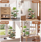 Small Plant Stand Indoor 4-Tier Plants Shelf, Tabletop, Window Sill, Floor - Image 7