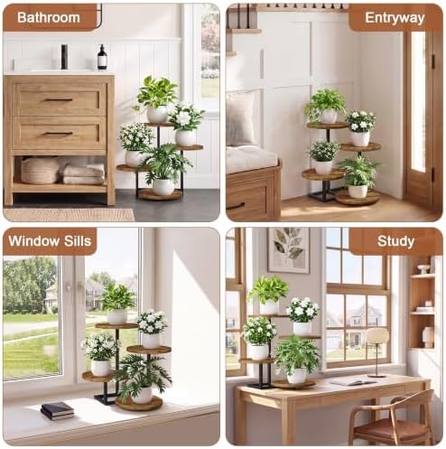 Small Plant Stand Indoor 4-Tier Plants Shelf, Tabletop, Window Sill, Floor - Image 7