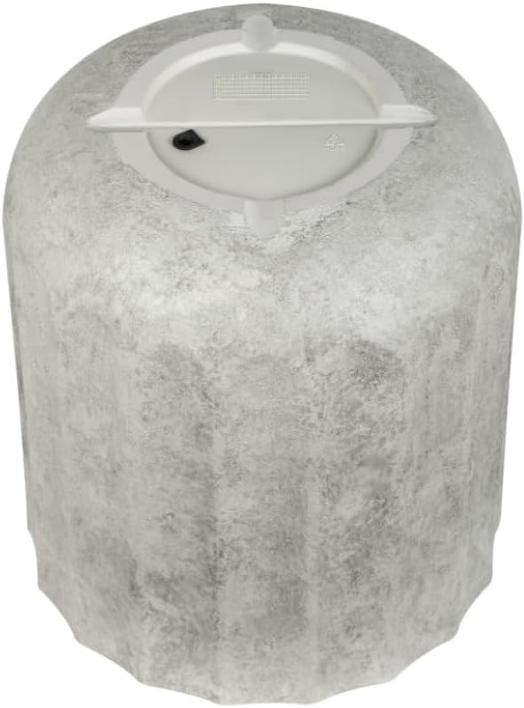 16 Inch Modern Gypsum Planter with Drainage Hole, Decorative Indoor Outdoor Plant Pot for Home Garden - Image 4