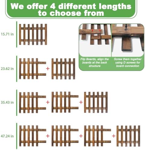Mulctun Wall Planters - 11.4" W x 47.24" H Wooden Wall Planters for Indoor Outdoor Plants,Hanging Wood Wall Trellis,Wall Mounted Plant Holder for Orchids,Succulent,Air Plants,Hanging Pots Display - Image 5