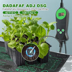 GOLOPET Seedling Heat Mat with Thermostat Pack of 4, Dual Certified by MET and UL Plant Heating Mat Pad Equipped with A Temperature Probe, It Automatically Maintains A Constant Temperature - Image 4