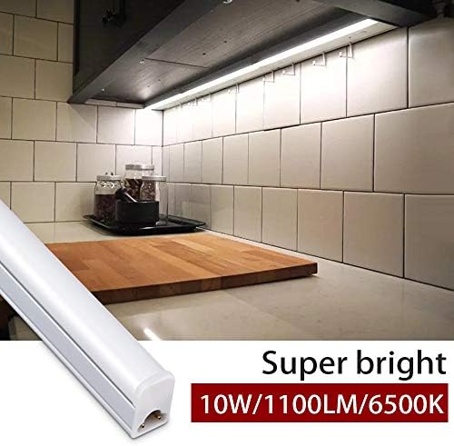 LED Shop Light for Garage, T5, 2FT, 10W, 1100LM, 6500K, 8 Pack - Image 2