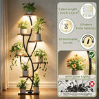 Plant Stand Indoor with Grow Lights - 7 Tiered Tall Lighted Plant Shelf - Image 3