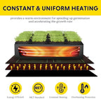 iPower 20" x 20.75" Waterproof Durable Seedling Heat Mat with Digital Thermostat Control Warm Hydroponic Plant, for Indoor Gardening & Germination Starting - Image 5