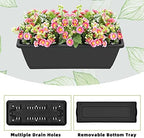 Vertical Raised Garden Bed 3 Tier Elevated Garden Planters Stand Up Garden Planter Box with Drainage Holes for Outdoor Indoor Plants Herbs Flowers Vegetables Black - Image 3